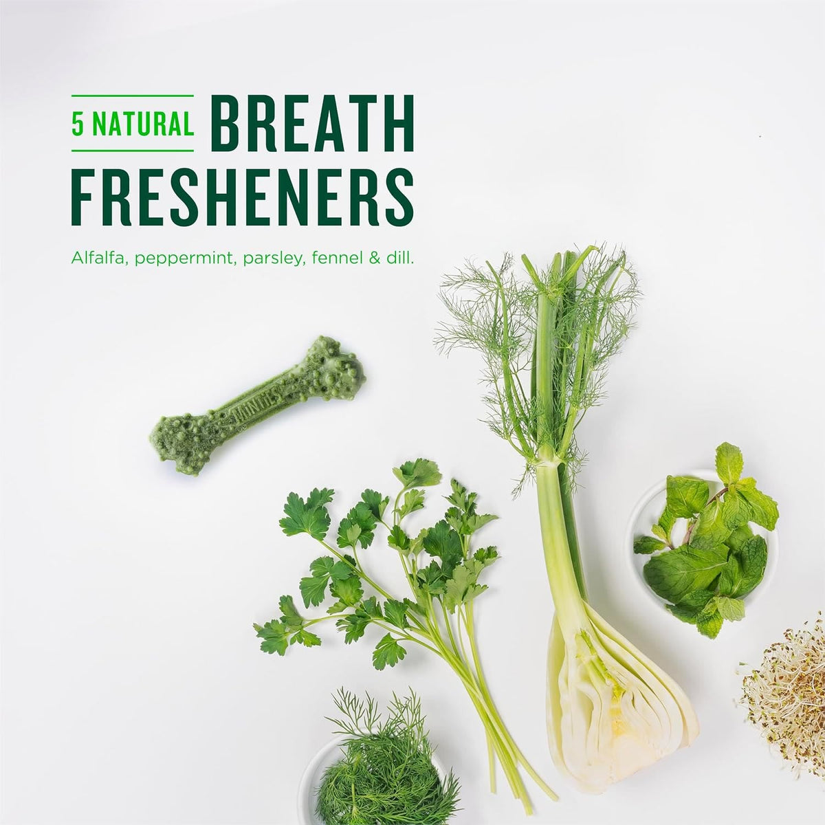 Mint and herbs breath fresheners